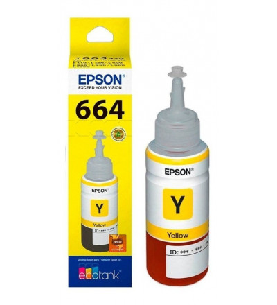 Botella Epson T664 Amarillo Original L210 L355 L365 L380 L395 664 Orig