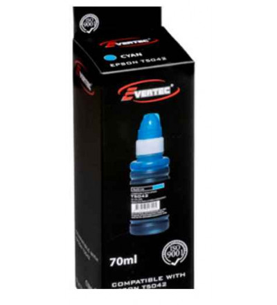 Botella Tinta Compatible Epson T504 Cyan