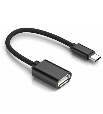 Cable Usb 20cm Tipo C 3 1 (m) A Usb Tipo A 3 0 (h) Netmak Nm-c104