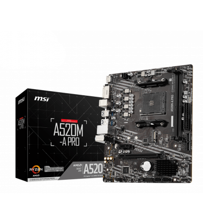 Motherboard Msi A520m-a Pro Ddr4 Am4
