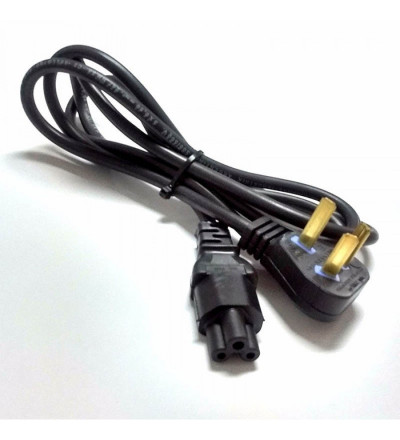 CABLE ALIMENTACION MICKEY/TREBOL 1,5M 220V p/Notebook NM-C46