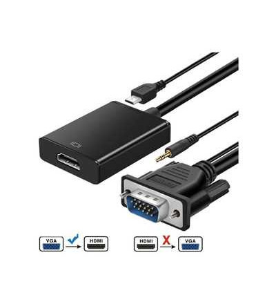 Conversor vga + audio a hdmi NM-C63