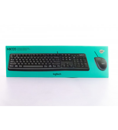 Teclado y mouse logitech mk120 usb