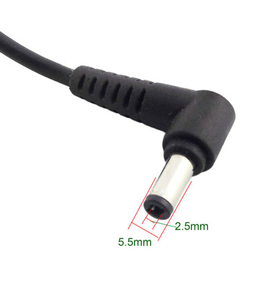 Cargador notebook 65 2 19V 3.42A TIP 5.5 X 2.5MM 65w