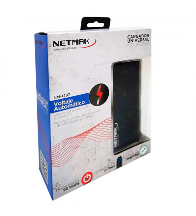 Cargador Notebook Universal Automatico 90w 10 Pines! Inlcuye Pin Hp Ultrabook lenovo Thinkpad asus Zenbook Nm-1287