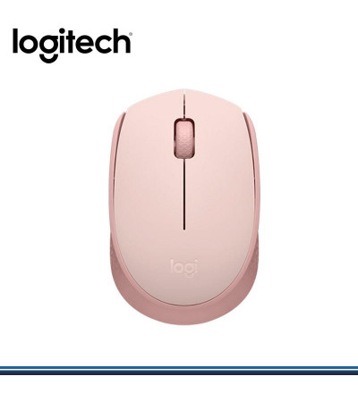 Mouse inalambrico logitech m170 negro, blanco, rojo, azul o rosa