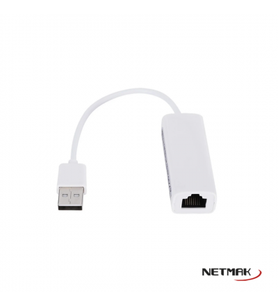 Adaptador Red Usb 2.0 A Ethernet 10 100mbps Rj45 Netmak Nm-c59