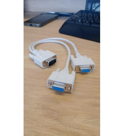 Cable Bifurcador Vga 2 Monitores NM C39