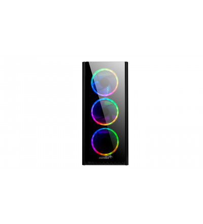 Gabinete Sentey T20 Fte llat Vidrio Tpdo 4 Fan Rgb