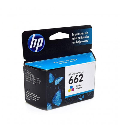 Cartucho HP 662 Tri-Color