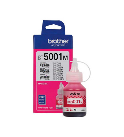 Botella Brother Original Bt5001 Magenta Bt5001m
