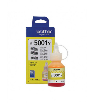 Botella Brother Original Bt5001 Amarillo Bt5001y