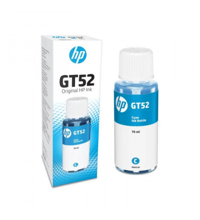 Botella Original Hp Gt52 Cyan M0h54al