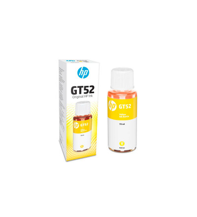 Botella Original Hp Gt52 Amarillo M0h56al