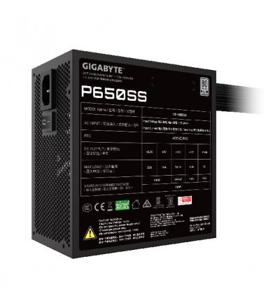 Fuente Gigabyte 650w P650s 80 Plus Silver