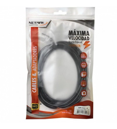 CABLE IMPRESORA USB 1.8 METROS NM-C03