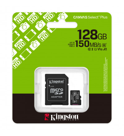 Memoria Micro Sd 128gb Kingston Sdcs3 128gb
