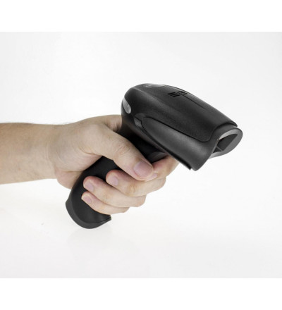 LECTOR CODIGO DE BARRAS y QR INALAMBRICO NETMAK NM-LC502 USB BLACK