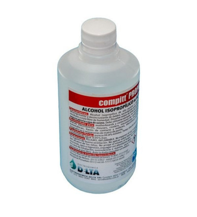 Alcohol Isopropilico 440cc Limpieza Desengrase Nisuta Nsalis