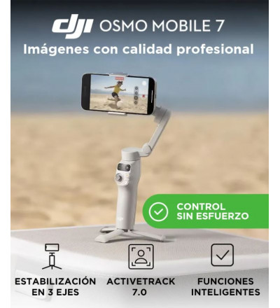 Estabilizador Dji Osmo Mobile 7 Gimbal Celular Estabilizacion 3 Ejes Activetrack 7