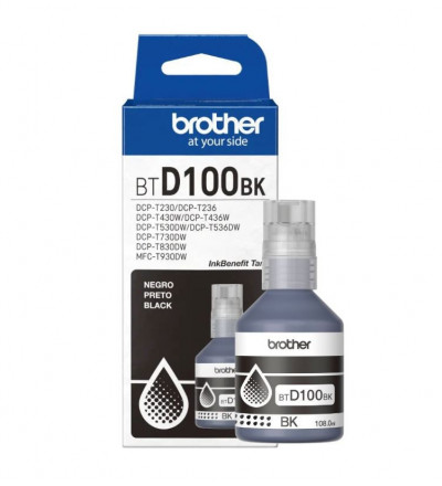 Botella Brother Original Btd100 Negro Btd100bkmex
