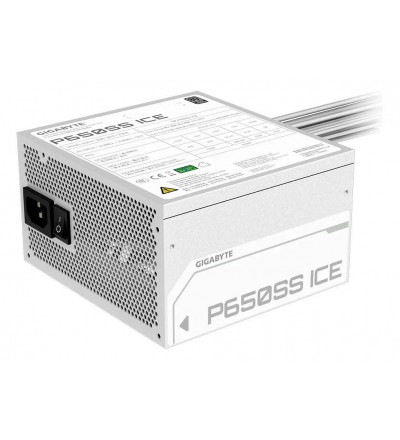 Fuente Gigabyte 650w P650s 80 Plus Silver Blanca