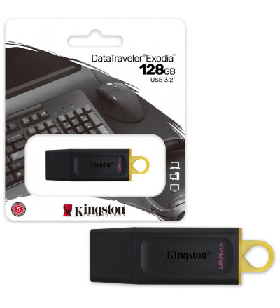 Pendrive Kingston Datatraveler Exodia 128gb Usb 3.2