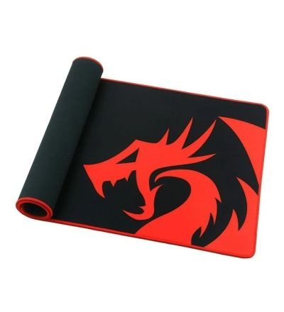 Mouse Pad gamer Redragon Kunlun P006 de goma y tela l 42cm x 88cm x 4mm negro/rojo