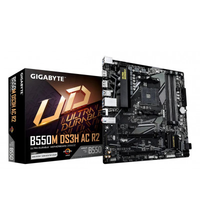 Motherboard Am4 Gigabyte B550m Ds3h Ac