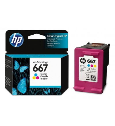 Cartucho Hp 667 Tri Color 3ym78al