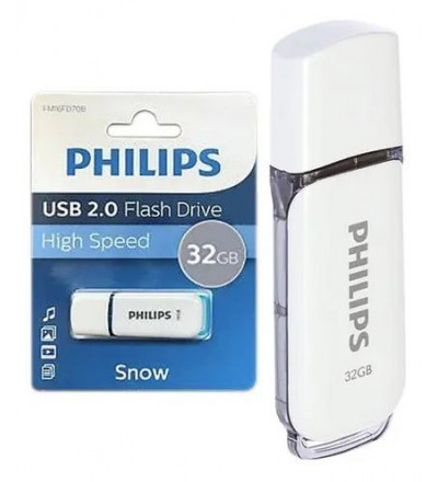 Pendrive Philips 32gb Snow Edition Usb 2.0 Phmmd32gsnowu2