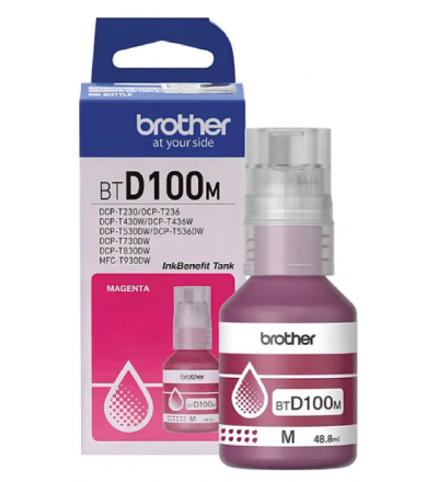 Botella Brother Original Btd100 Magenta Btd100mmex